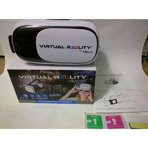 VIRTUAL R3DLITY HEADSET GABBA GOODS , 3D VIRTUAL REALITY, USED OPENED BOX